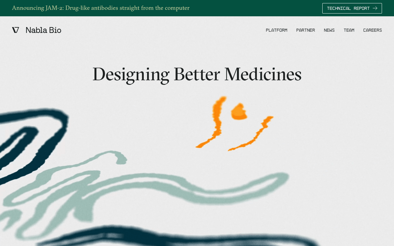Nabla website preview