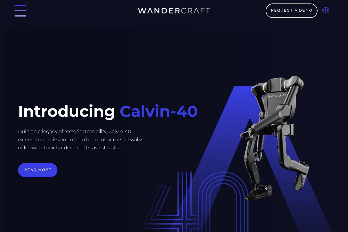 Wandercraft website preview