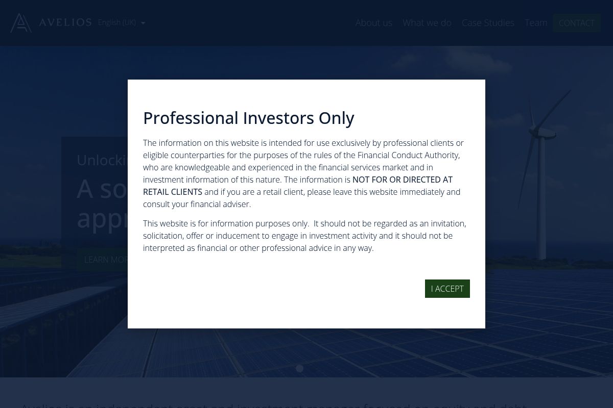 Avelios Group website preview