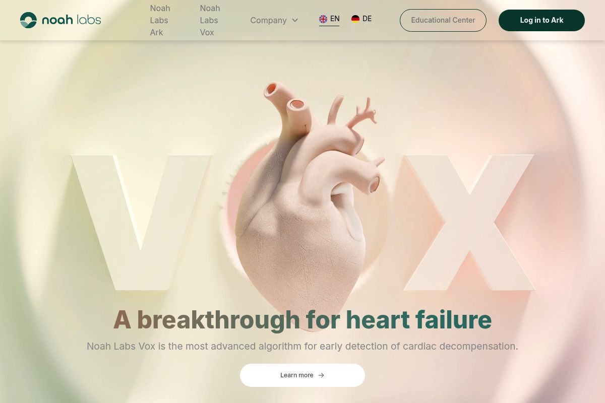 Noah Labs website preview