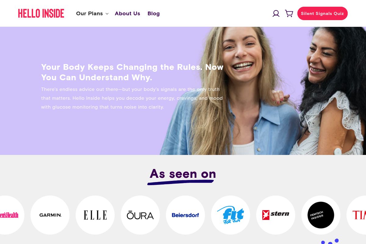 Inside website preview
