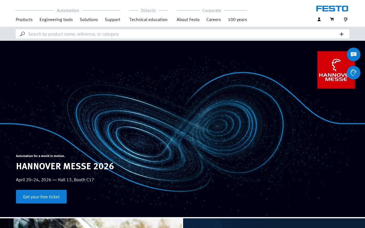Festo website preview