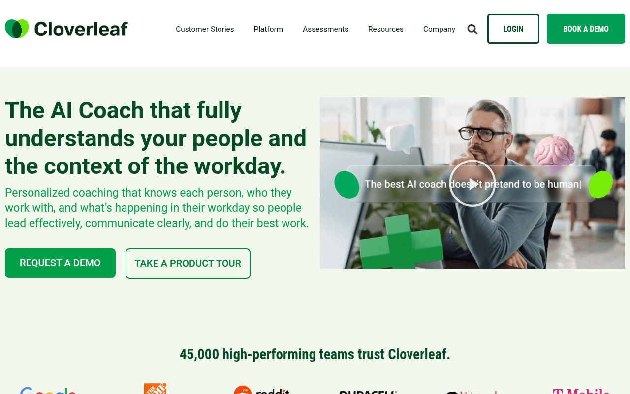 Cloverleaf website preview