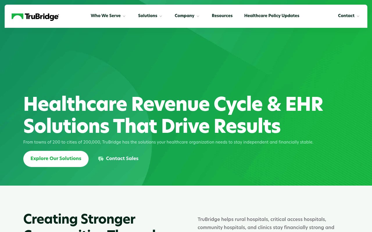 Evident website preview