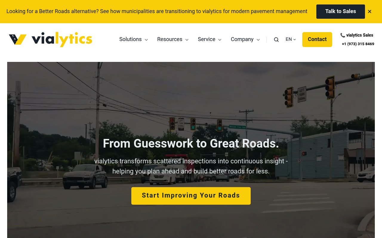 Vialytics website preview