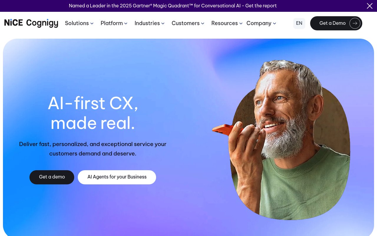 Cognigy website preview