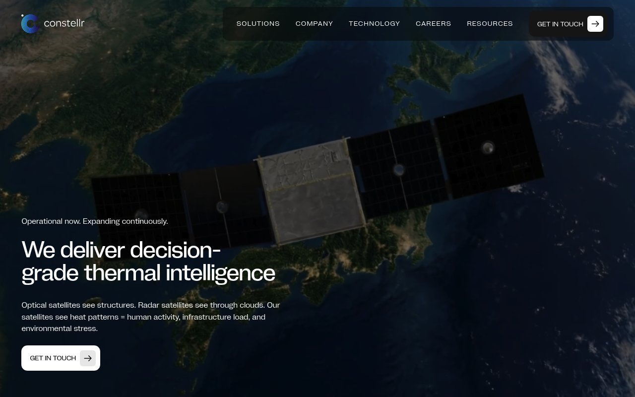Constellr website preview
