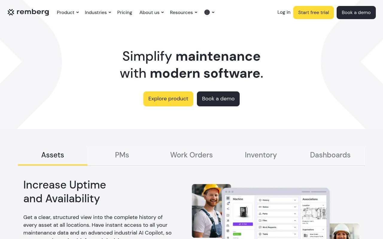 Remberg website preview