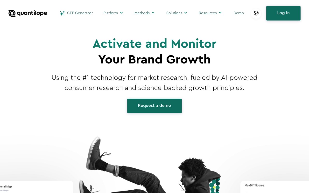 quantilope website preview
