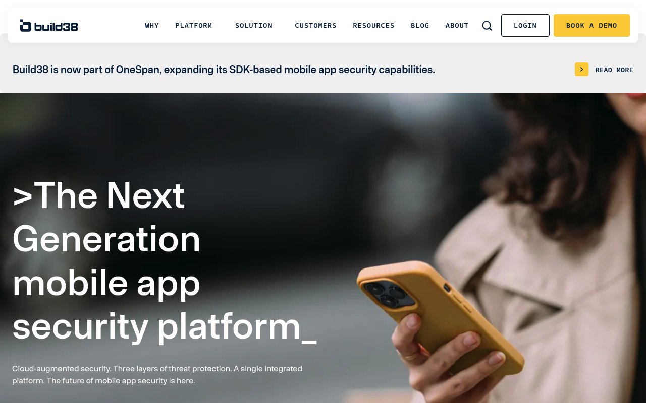 Build38 website preview