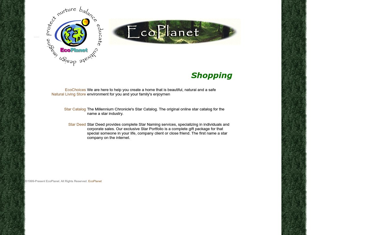 EcoPlanet website preview