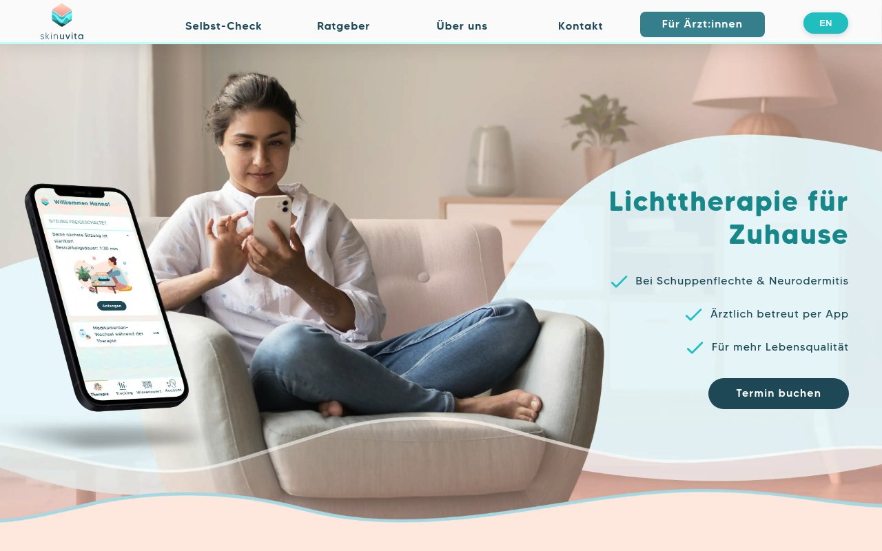 Skinuvita website preview