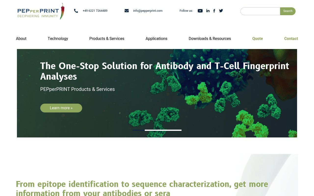 PEPperPRINT GmbH website preview