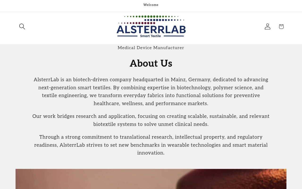 AlsterrLab website preview