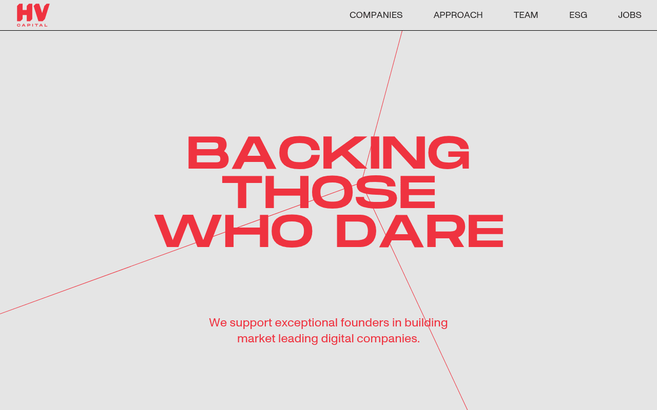 Hydra Ventures website preview