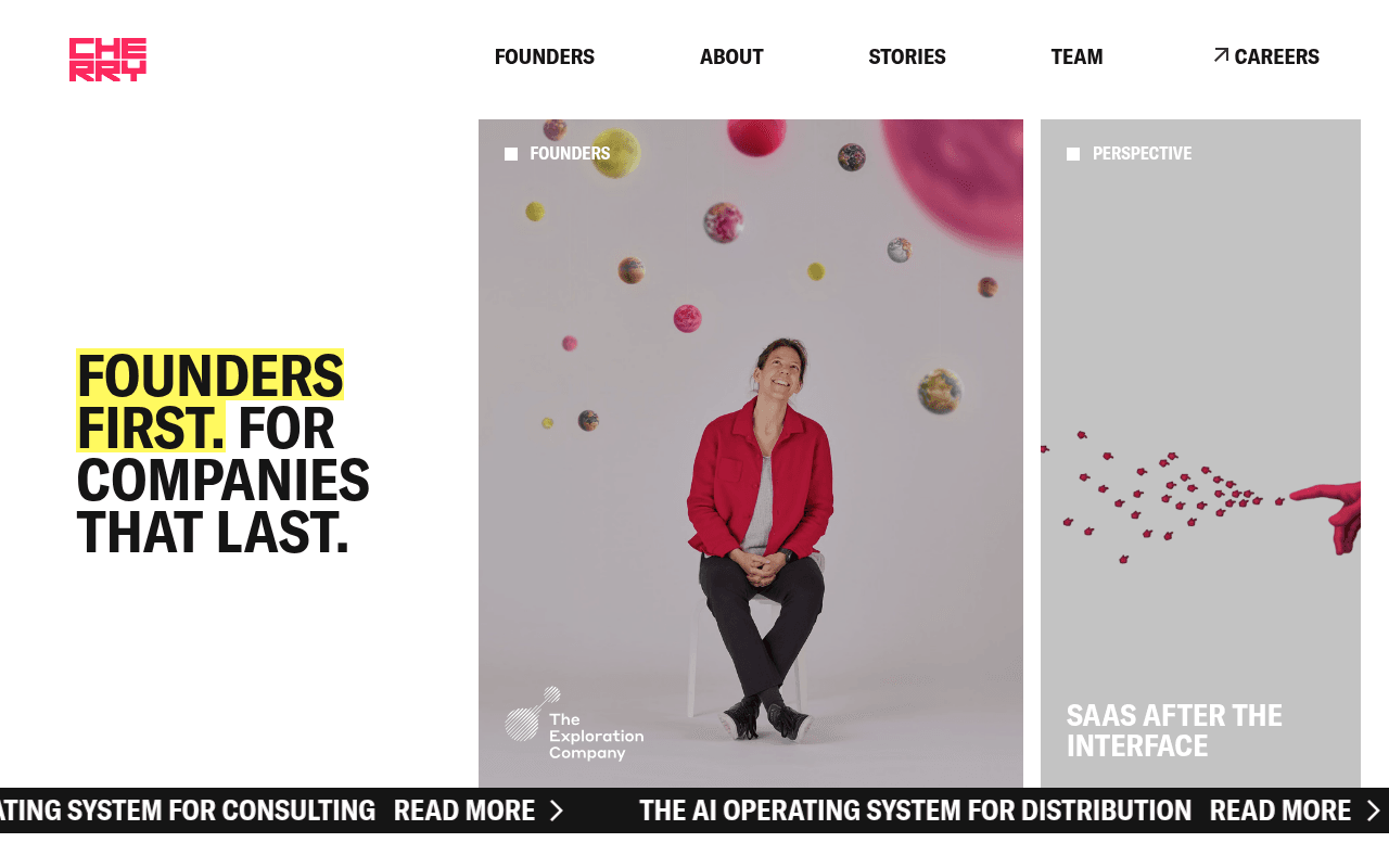 Cherry Ventures website preview