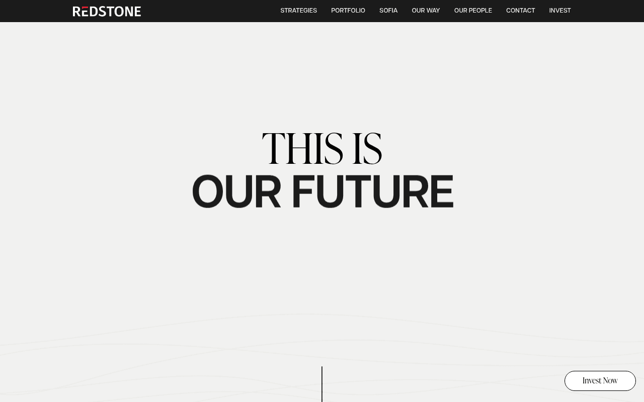 Redstone website preview