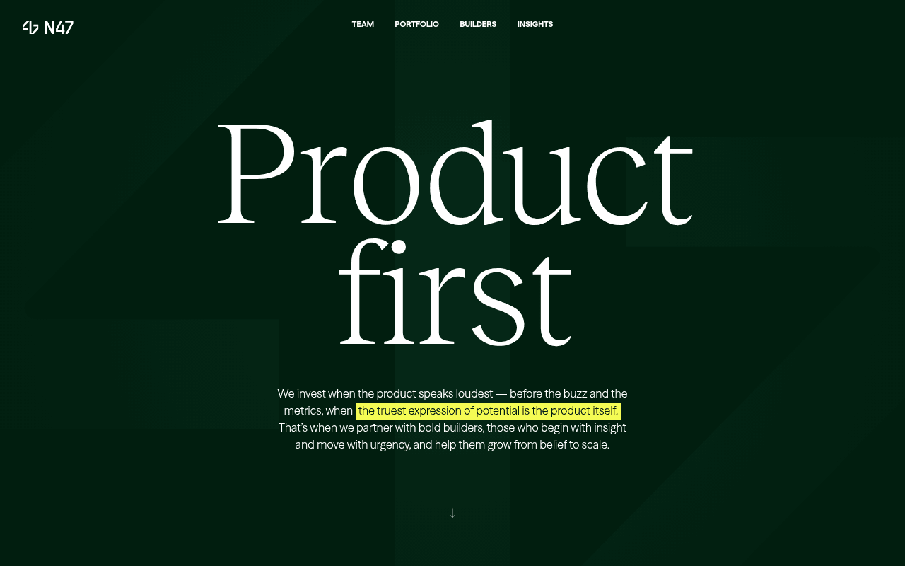 n47 website preview