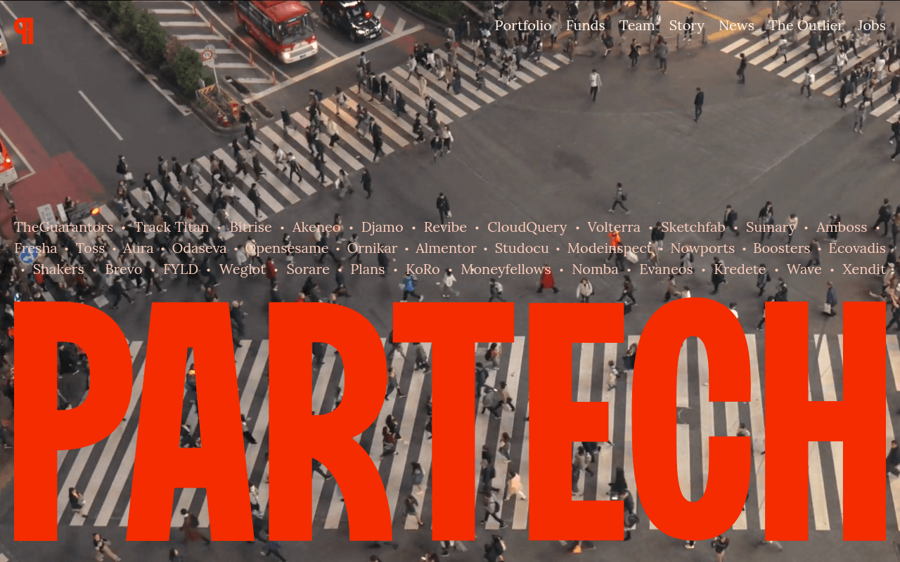 Partech Partners website preview