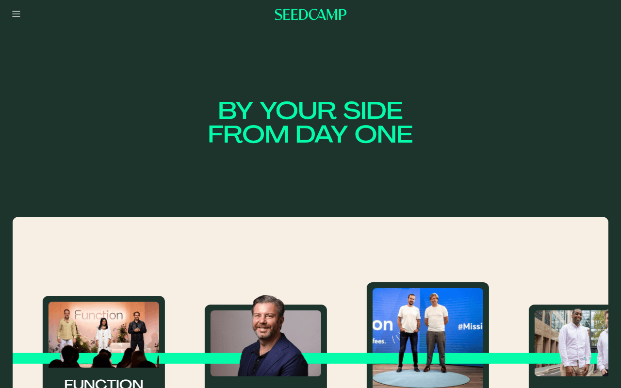 Seedcamp website preview