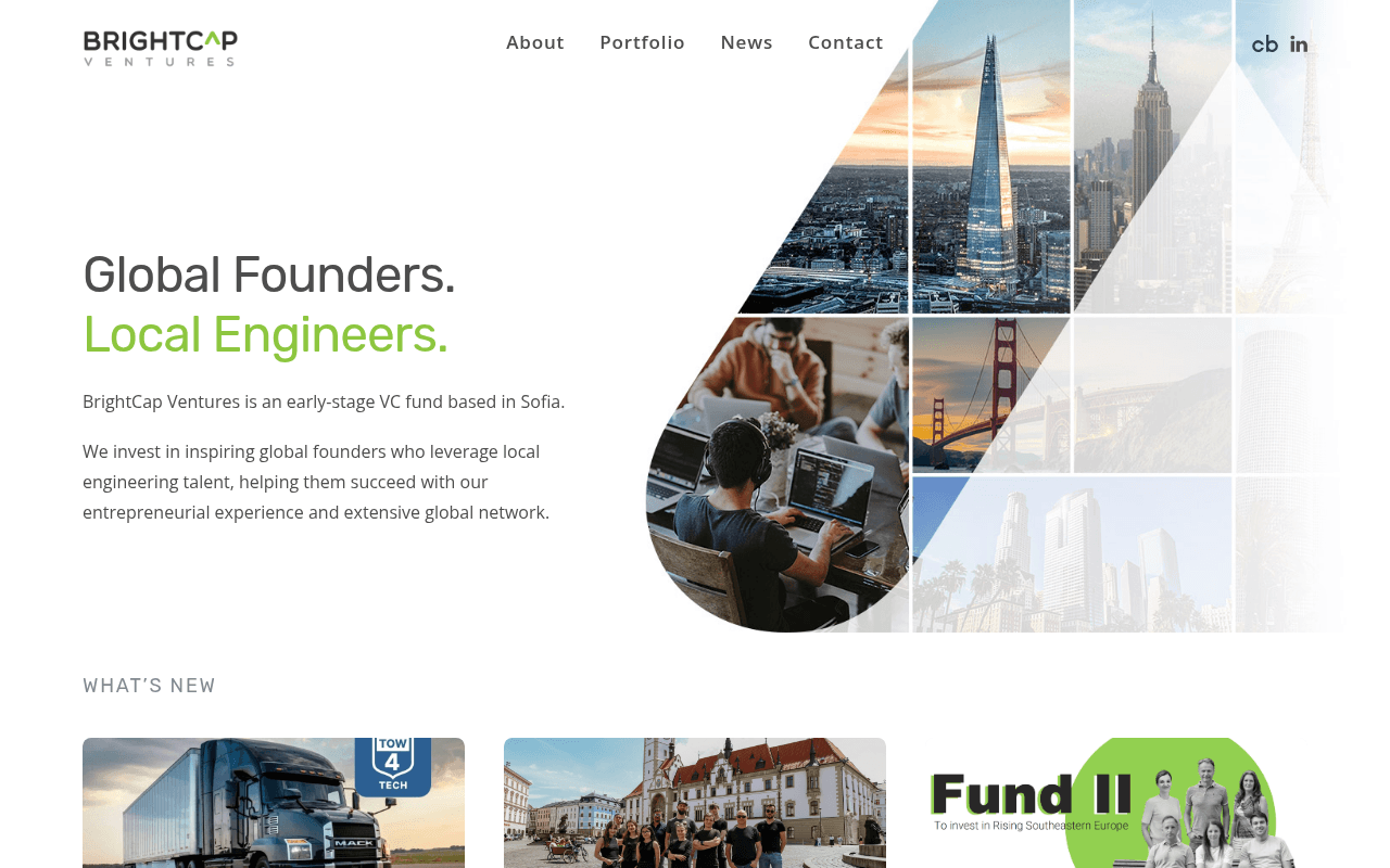 Bright Capital website preview