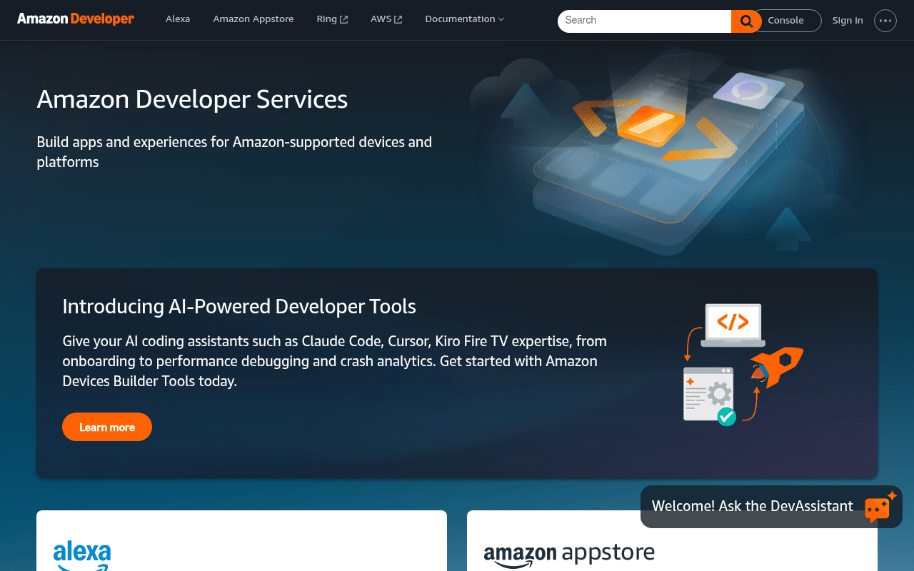 Alexa Fund website preview