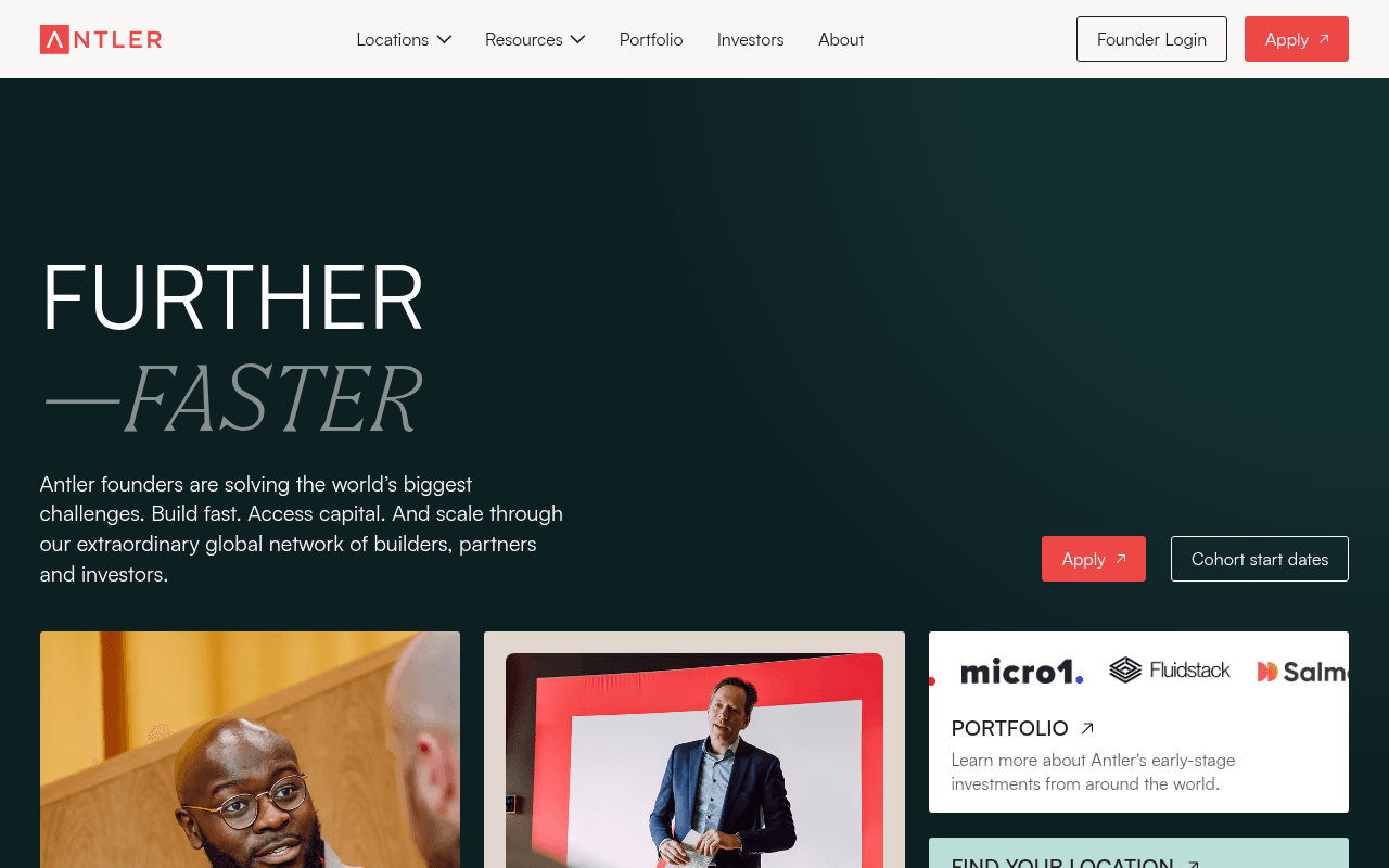 Antler website preview