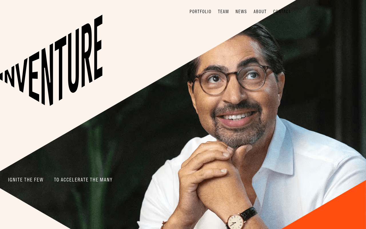 Inventure website preview