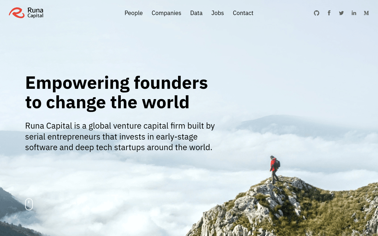 Runaway Capital website preview