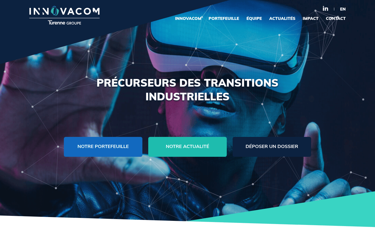 Innovacom website preview