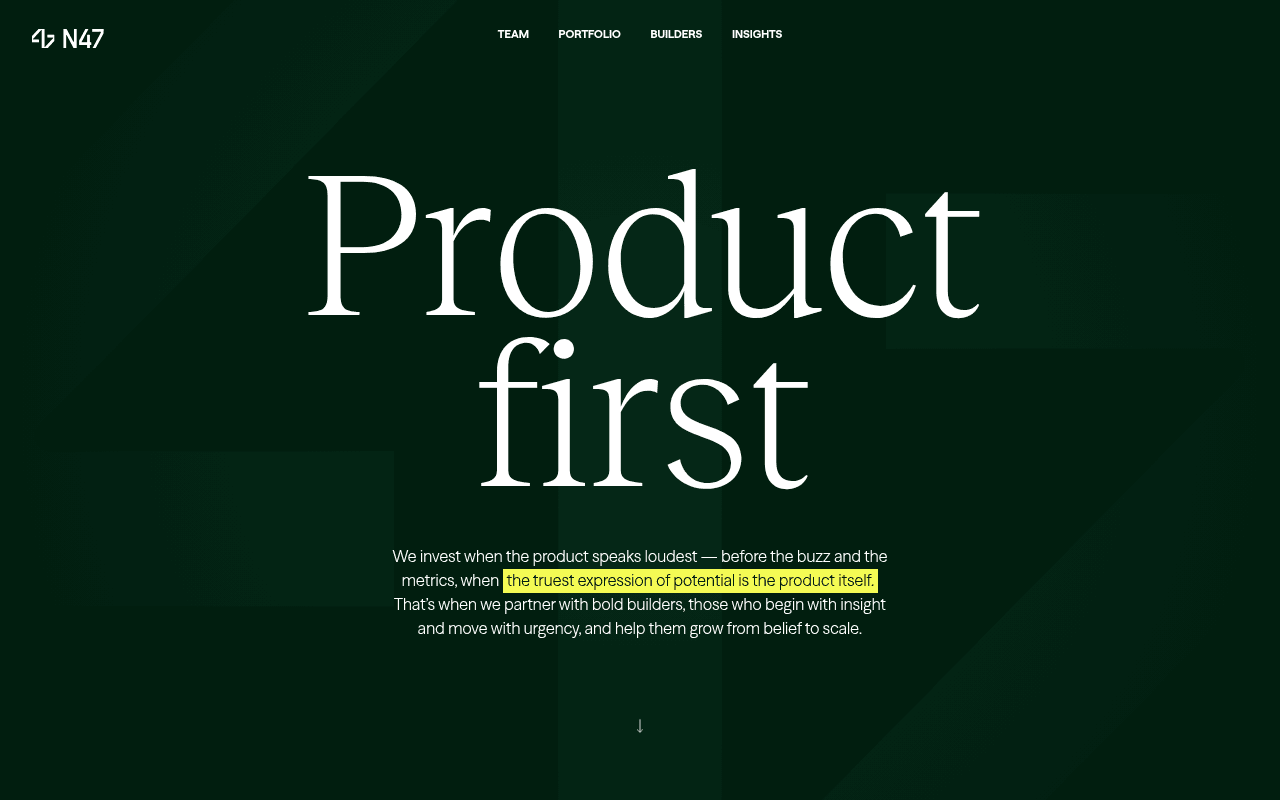 Next47 website preview