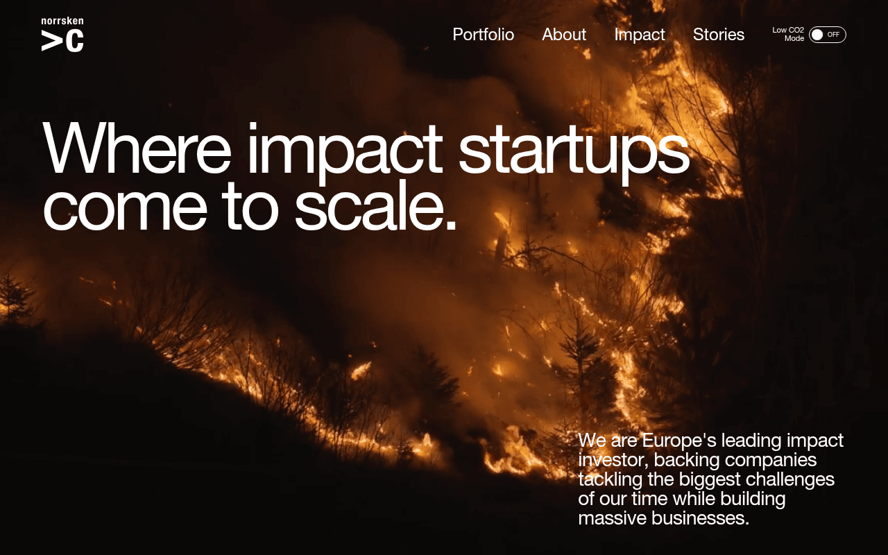 Norrsken VC website preview