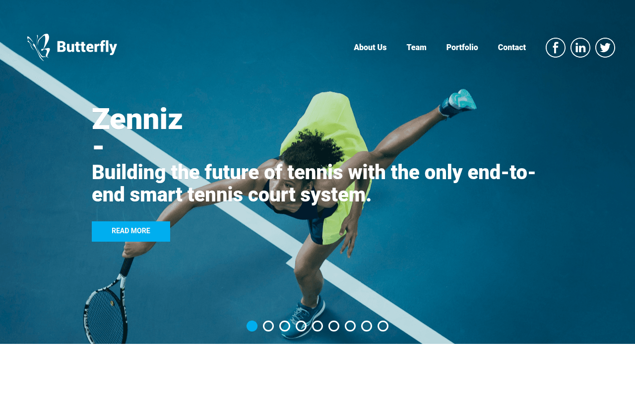 Butterfly Ventures website preview
