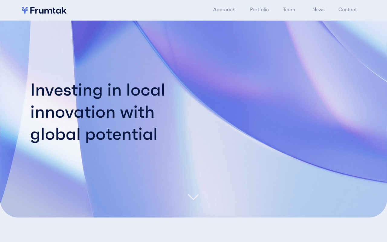 Frumtak Ventures website preview