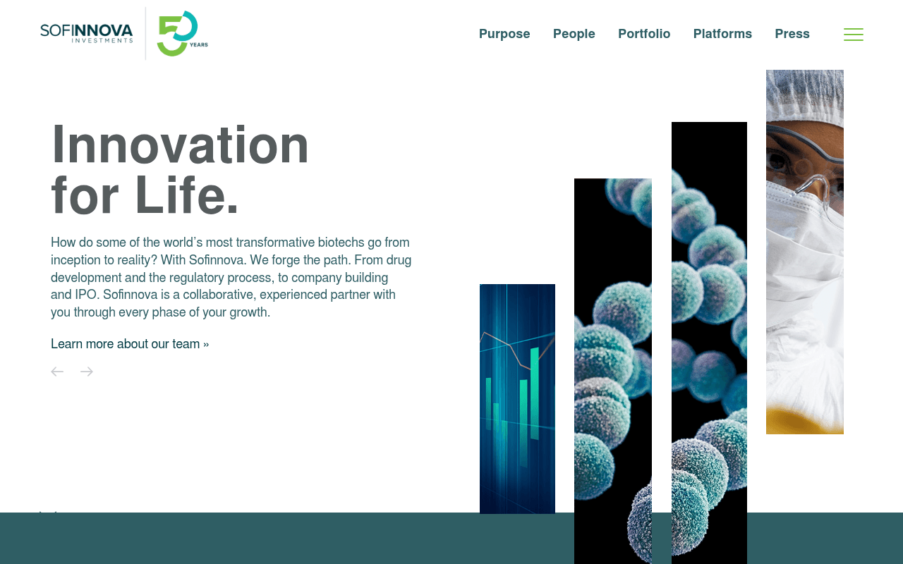 Sofinnova Partners website preview