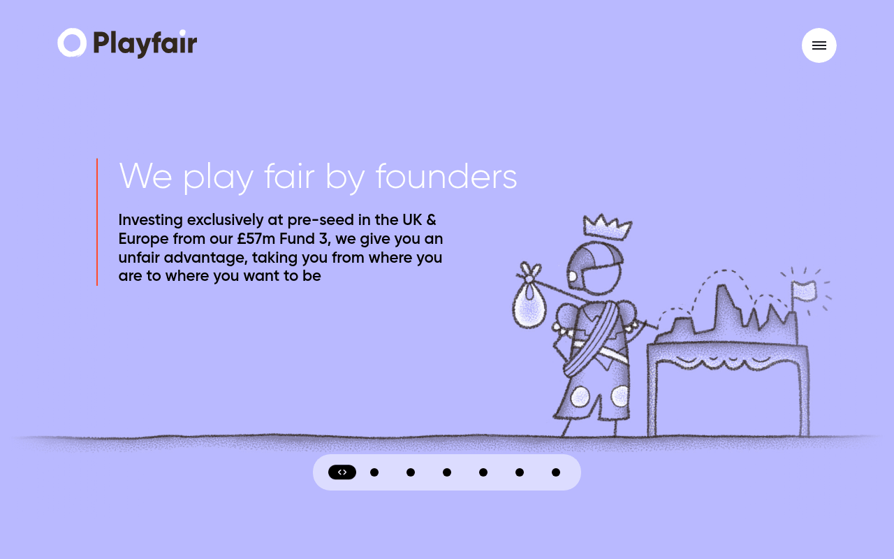 Playfair Capital website preview