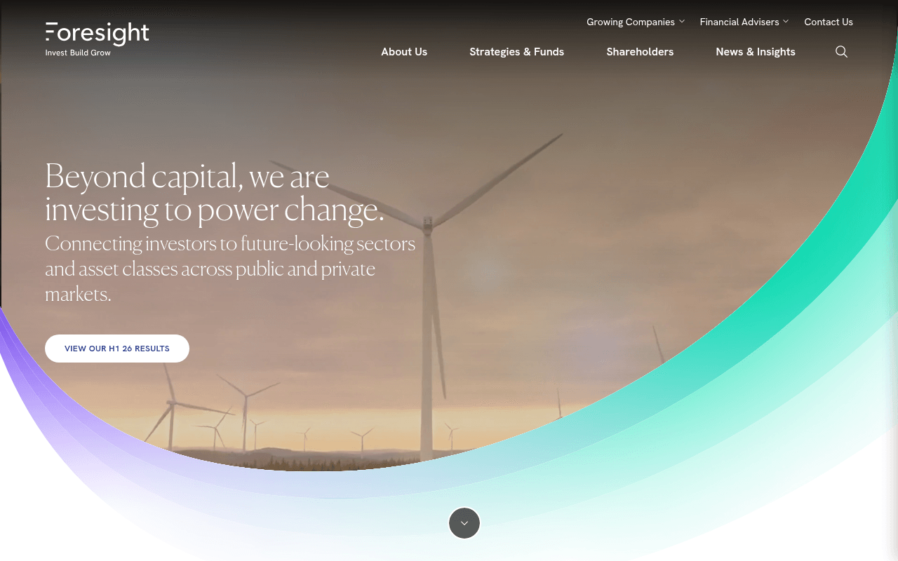 Foresight Group website preview
