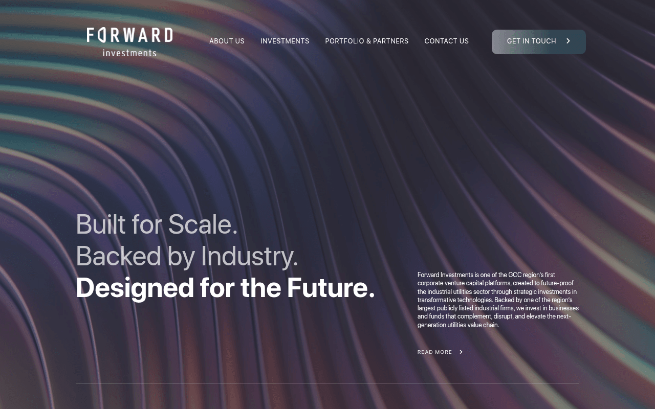 Forward Partners website preview