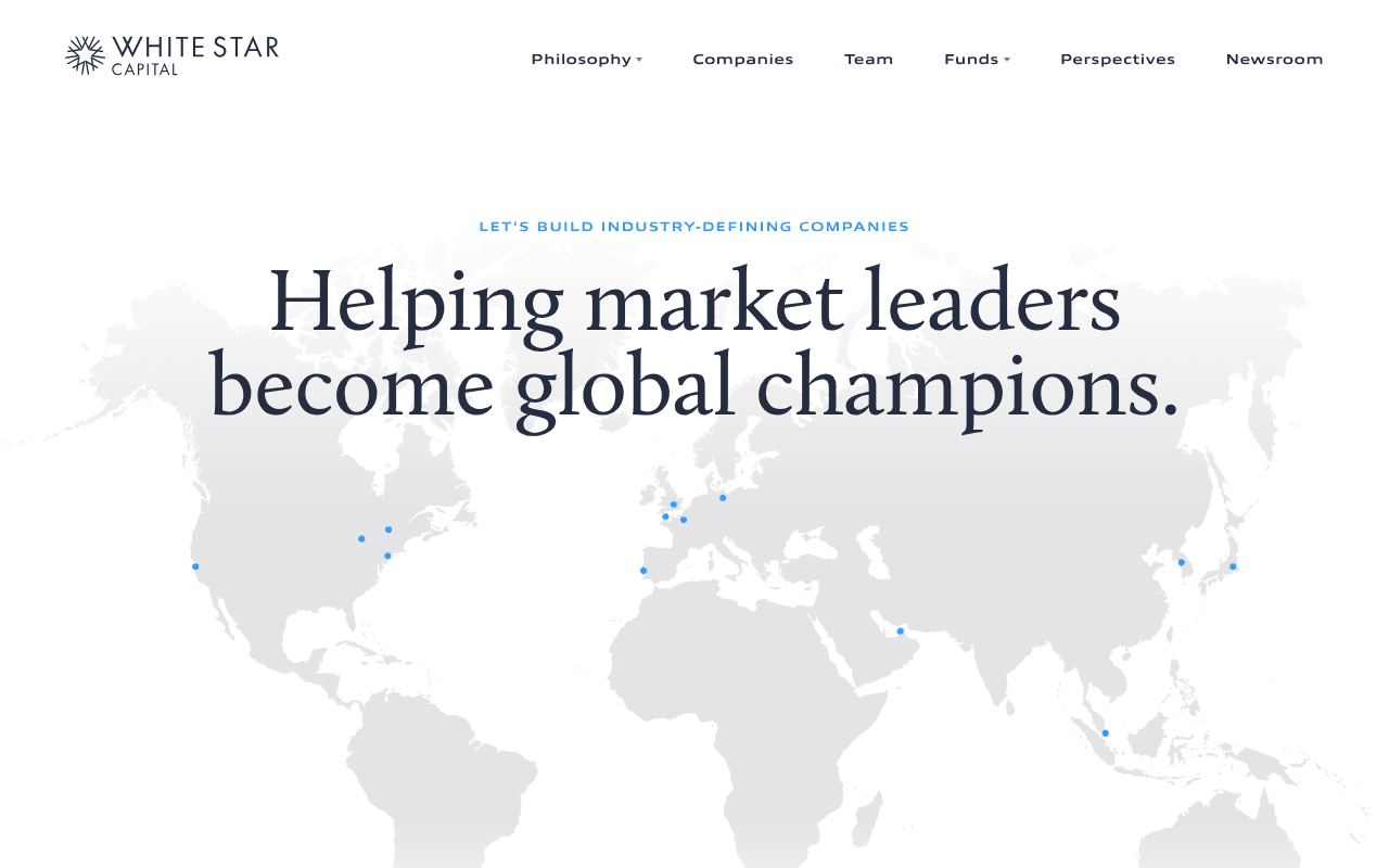 White Star Capital website preview