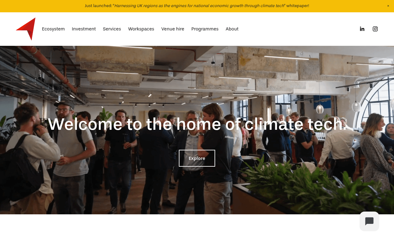 Sustainable Ventures website preview