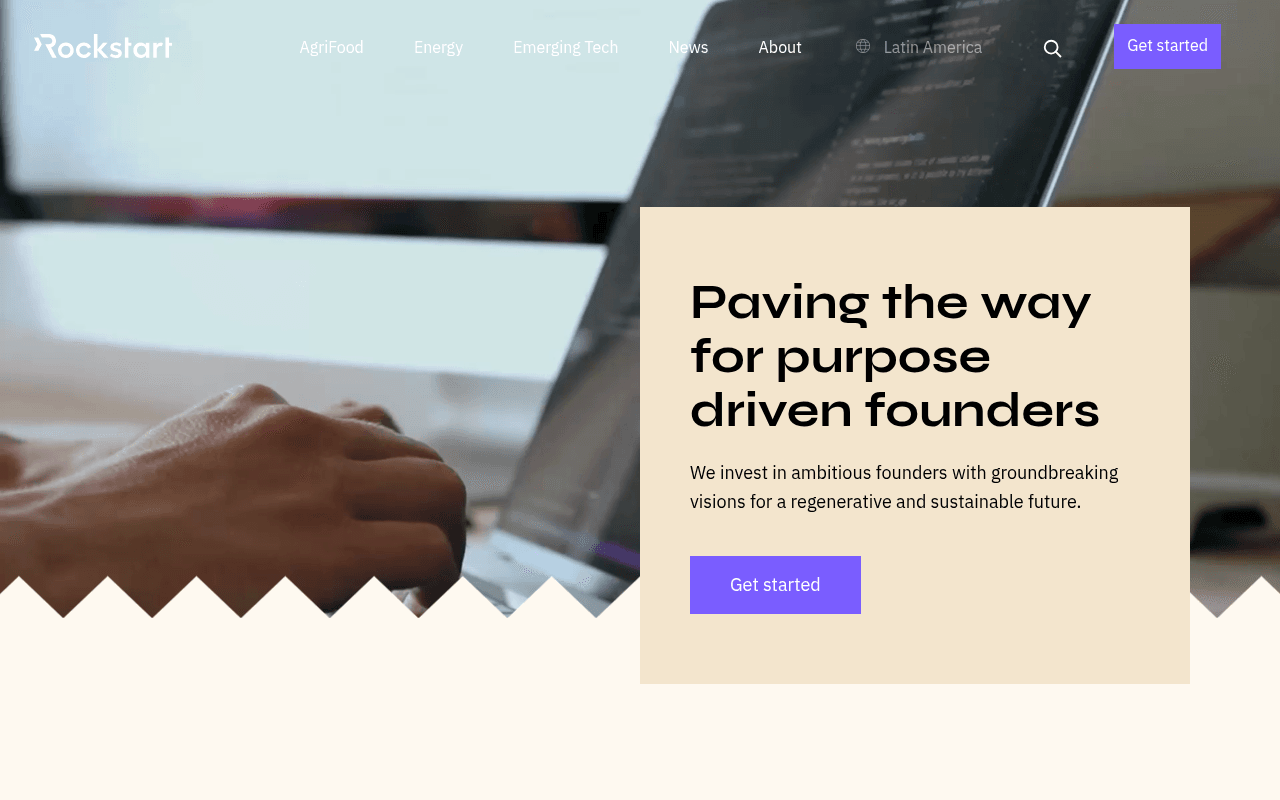 Rockstart website preview