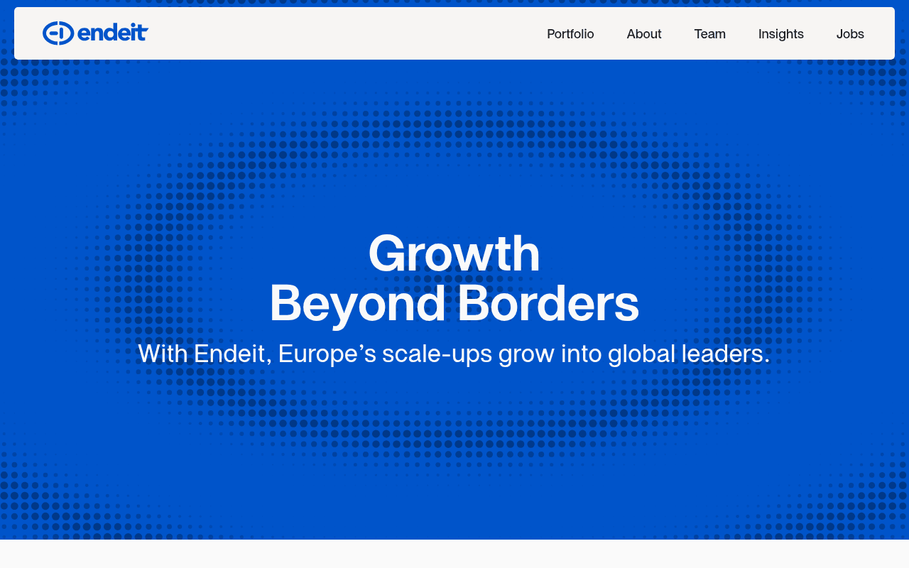 Endeit Capital website preview