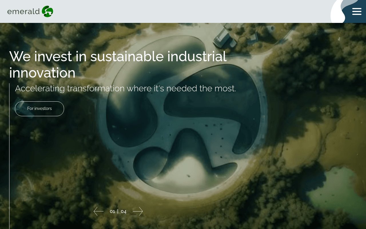 Emerald Ventures website preview