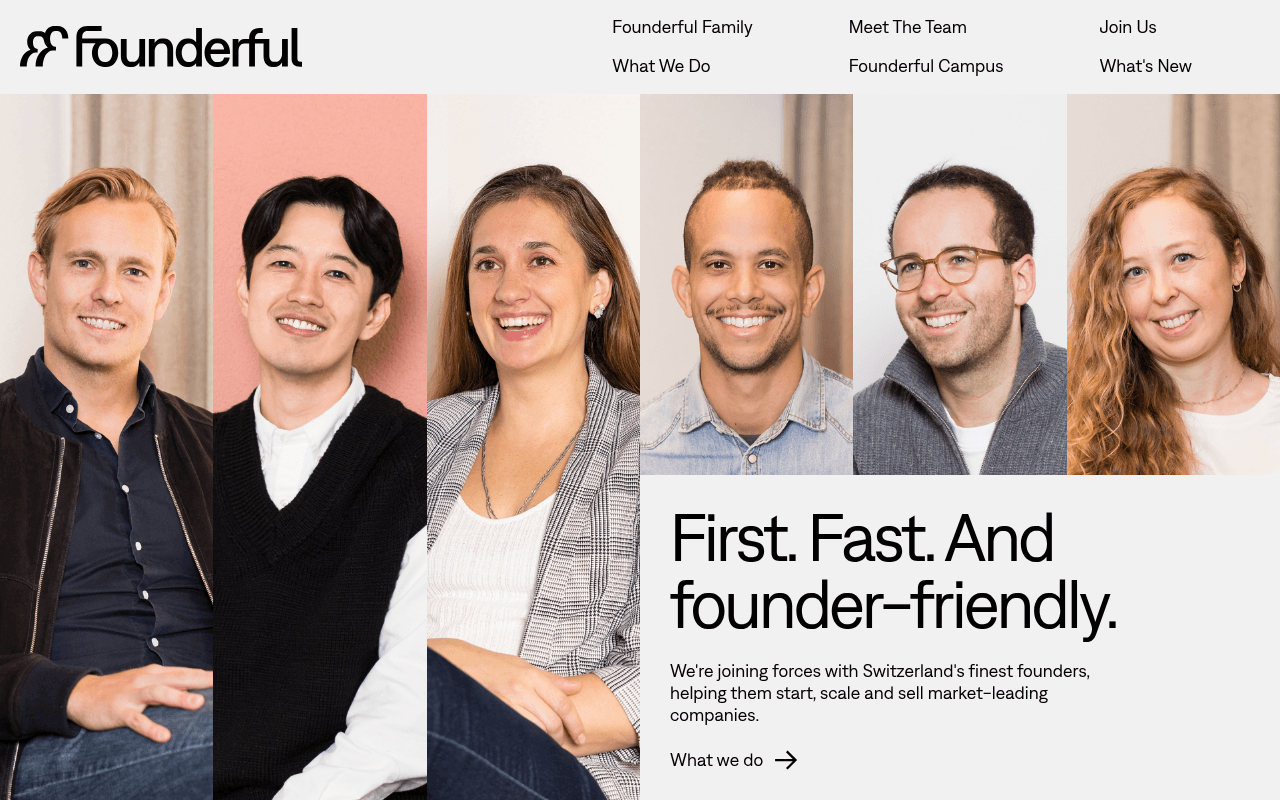 Founderful website preview