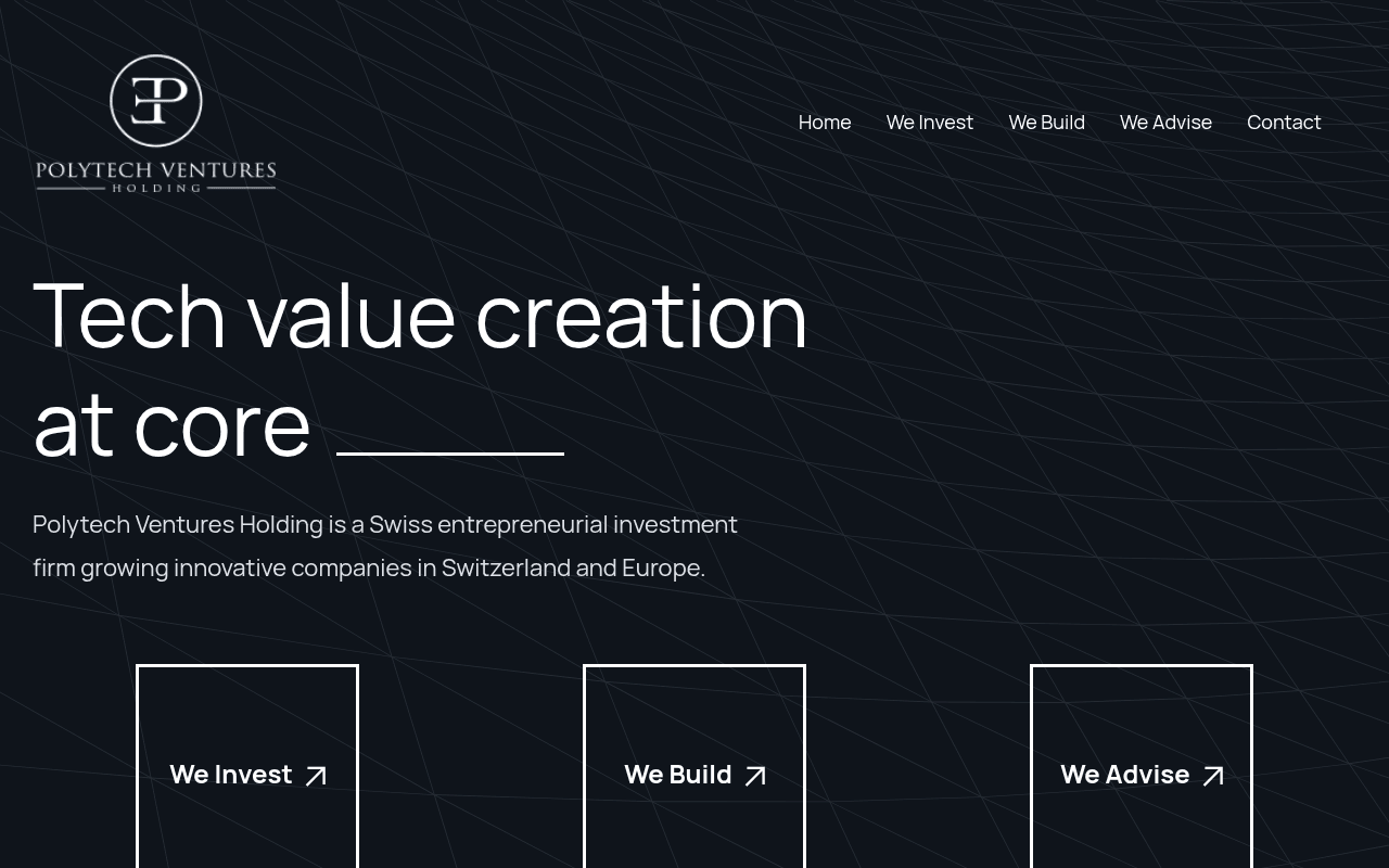 Polytech Ventures website preview