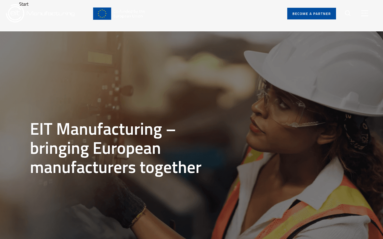 EIT Manufacturing website preview