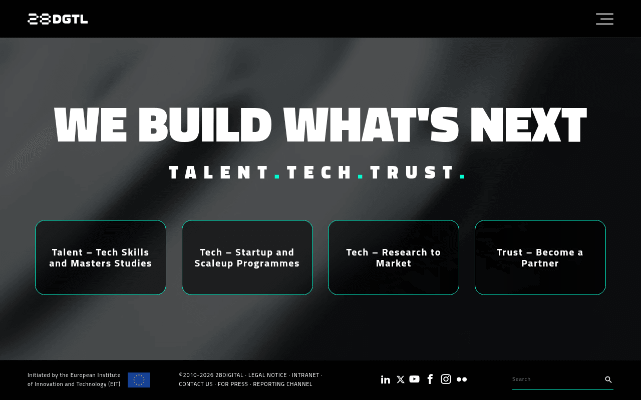 EIT Digital website preview