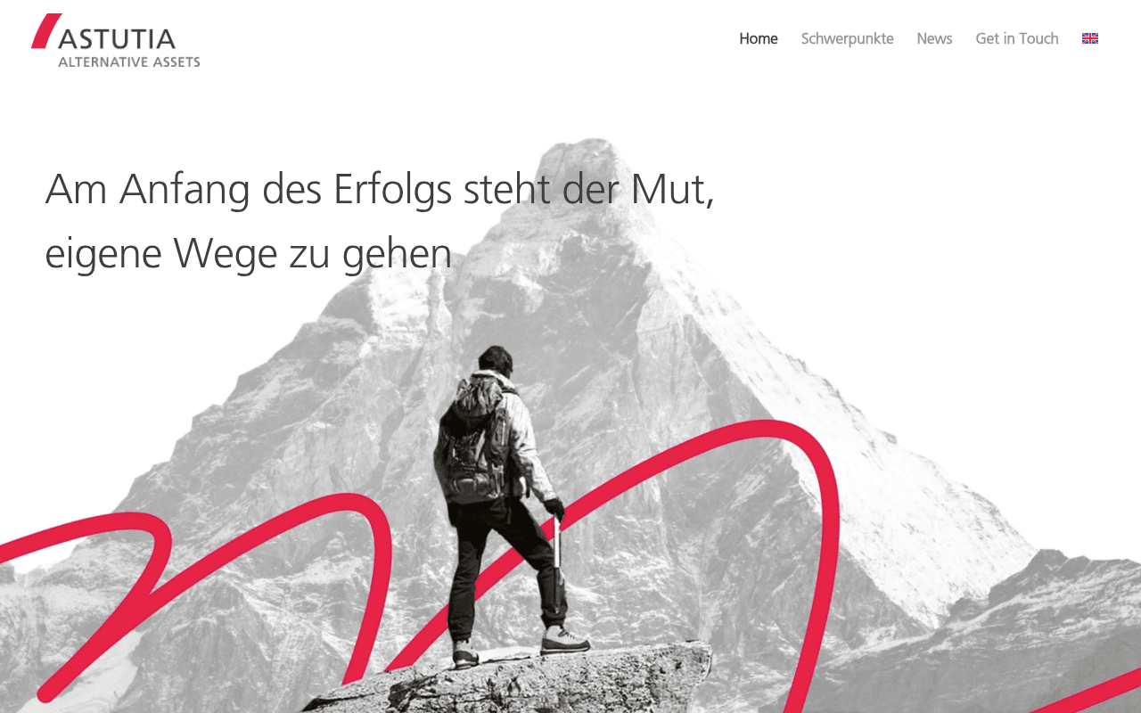 Astutia website preview