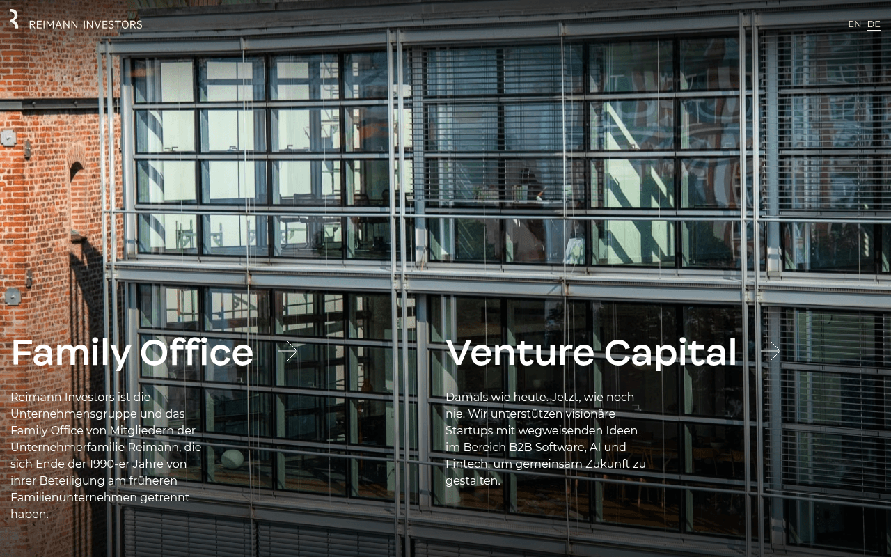 Reimann Investors website preview