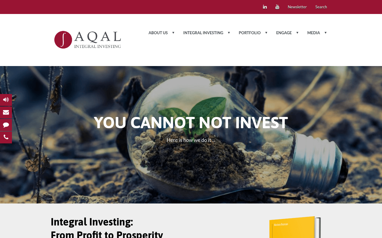 Aqal Group website preview